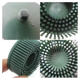 Jeu de brosses à poncer de rechange · vertes · 2 pièces ∙ système de changement rapide Roloc® ∙ ⌀ 50 mm