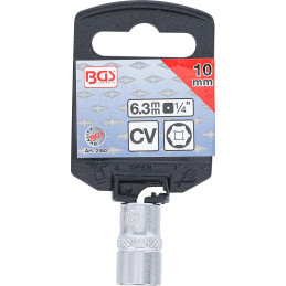 Douille pour clé, six pans | 6,3 mm (1/4") | 10 mm