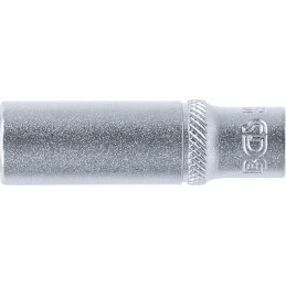 Douille pour clé, six pans, longue | 6,3 mm (1/4") | 10 mm