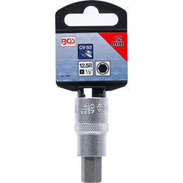 Douille à embouts | 12,5 mm (1/2") | six pans intérieurs 12 mm