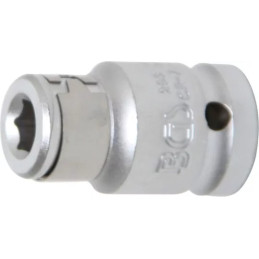 Adaptateur avec bille de retenue | 12,5 mm (1/2") | six pans intérieurs 8 mm (5/16")