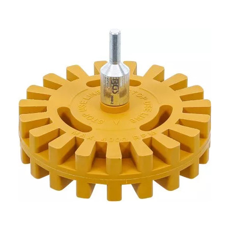 Gomme enlève autocollants | à lamelles | Ø 100 mm