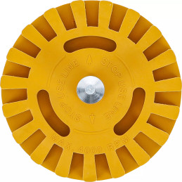 Gomme enlève autocollants | à lamelles | Ø 100 mm