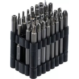 Jeu d'embouts | longs | 6,3 mm (1/4") | différents profils | 32 pièces