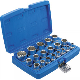 Jeu de douilles Gear Lock | 12,5 mm (1/2") | 19 pièces