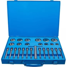 Jeu de fraises pour sièges de soupapes, 30 60 mm, 27 pièces