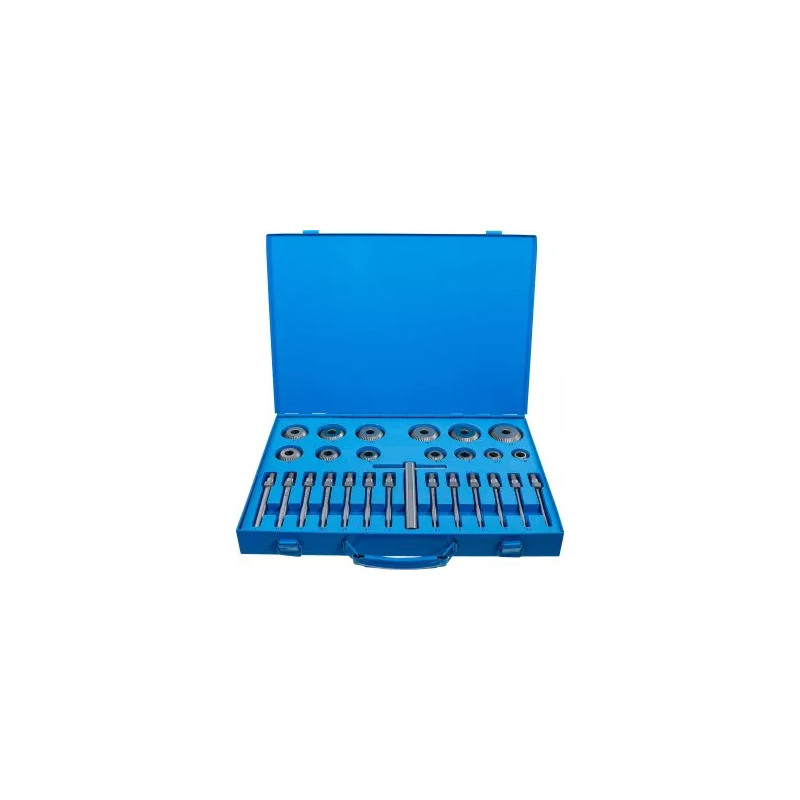 Jeu de fraises pour sièges de soupapes, 30 60 mm, 27 pièces