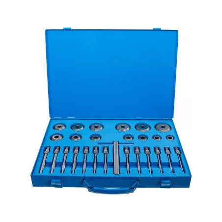 Jeu de fraises pour sièges de soupapes, 30 60 mm, 27 pièces