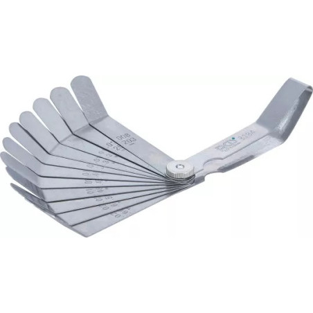 Jauges d’épaisseur de précision | courbées | 12 lames