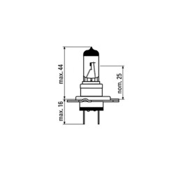 AMPOULE OBN H7 55W ( 10 PCS )