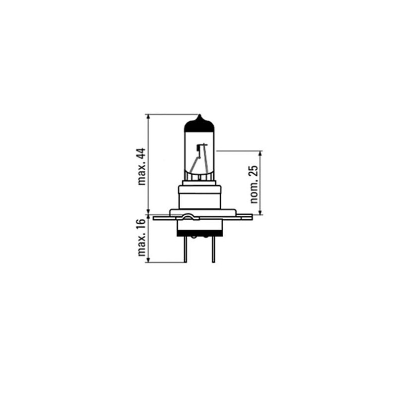 AMPOULE OBN H7 55W ( 10 PCS ) AMPOULE OBN H7 55W ( 10 PCS )