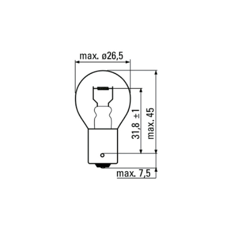 AMPOULE OBN 2 POLOS 12V 21/5W BAY15D ( 10 CS ) AMPOULE OBN 2 POLOS 12V 21/5W BAY15D ( 10 CS )