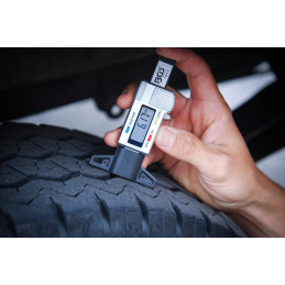 Pied de profondeur numérique pour profils de pneus | 0 - 28 mm