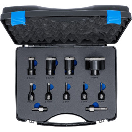 Jeu de trépans à diamants | 5 - 68 mm | 11 pièces