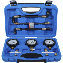 Jeu de testeurs de pression de carburant et de compression | pour motos | 11 pièces