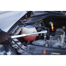 Jeu de cliquets | extensible | 6,3 mm (1/4") - 10 mm (3/8") - 12,5 mm (1/2") | 3 pièces