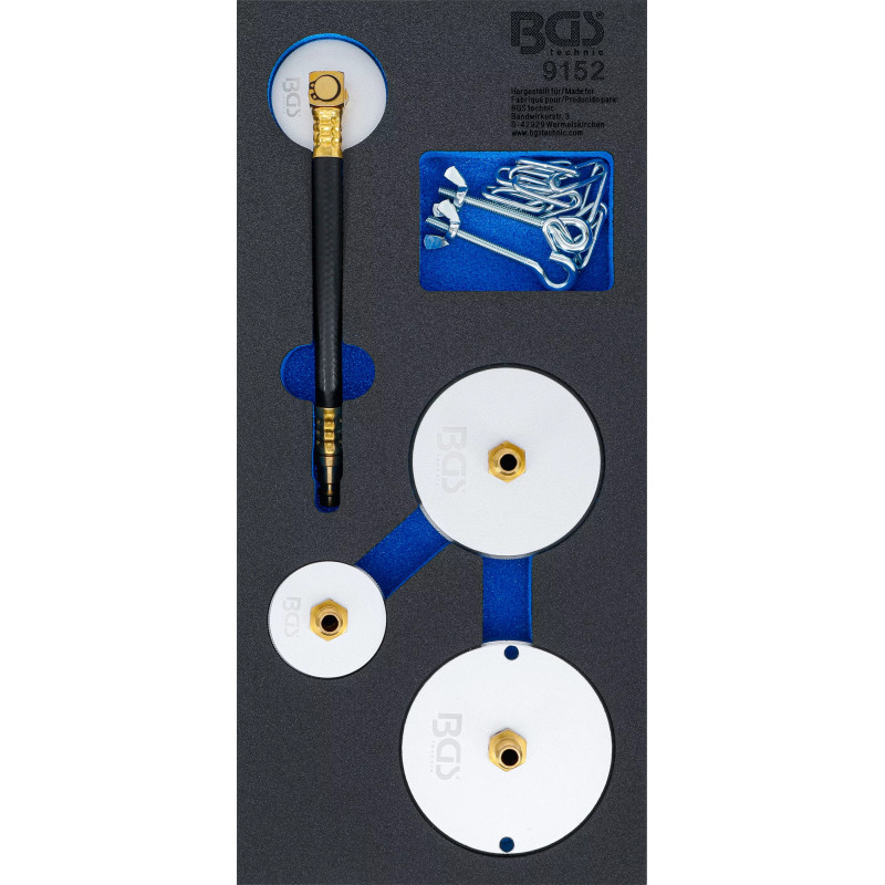 Insert de servante d'atelier 1/3 : Jeu de bouchons pour purgeur de frein pneumatique | 4 pièces