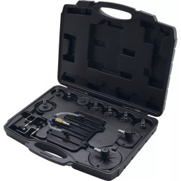 Jeu d’adaptateurs et purgeurs de frein pneumatique | 17 pièces