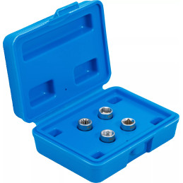 Douille spéciale pour étrier de frein | transmission par hexagone mâle 12 mm | 4 pièces