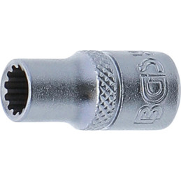 Douille pour clé, Gear Lock | 6,3 mm (1/4") | 6 mm