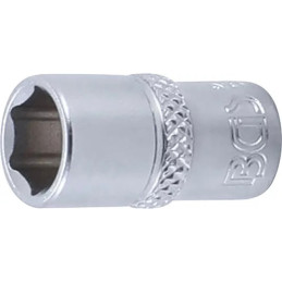 Douille pour clé, six pans | 6,3 mm (1/4") | 9 mm