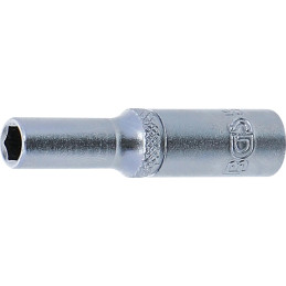 Douille pour clé, six pans, longue | 6,3 mm (1/4") | 5,5 mm