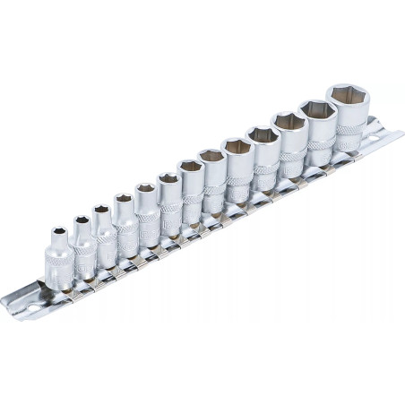 Jeu de Douilles, six pans | 6,3 mm (1/4") | 4 - 14 mm | 13 pièces