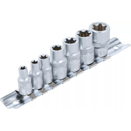 Jeu de Douilles | 6,3 mm (1/4") + 10 mm (3/8") | E6 - E16 | 7 pièces