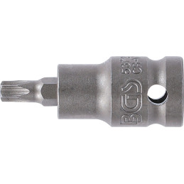 Douille à embouts à choc | longueur 55 mm | 12,5 mm (1/2") | profil T (pour Torx) T40