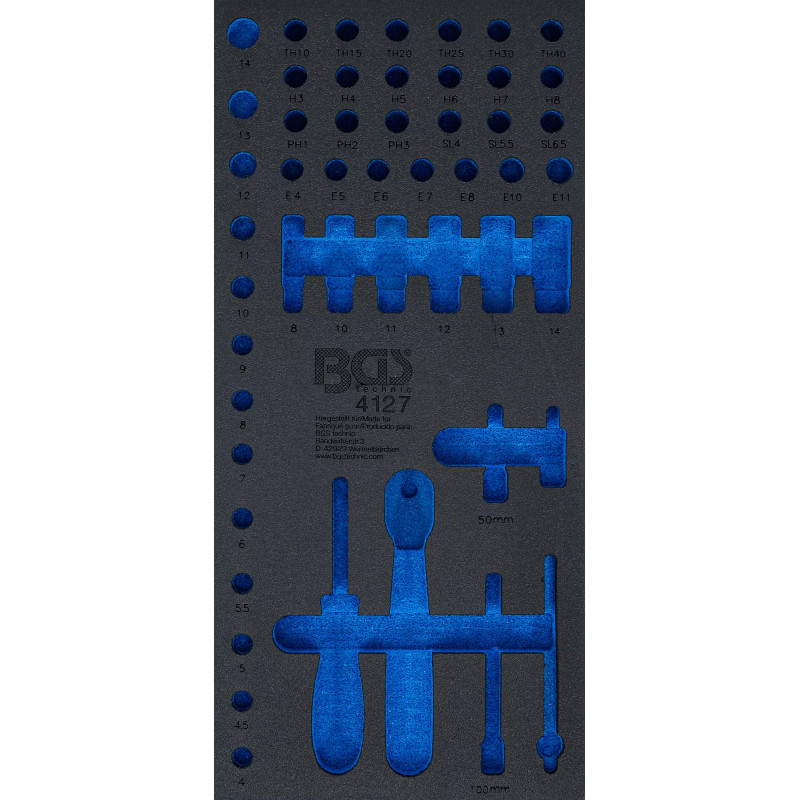 Insert de servante d’atelier 1/3, vide : pour art. 4127