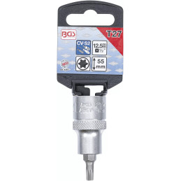 Douille à embouts | 12,5 mm (1/2") | profil T (pour Torx) T27