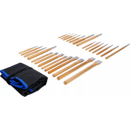 Jeu de chasses et burins | 28 pièces