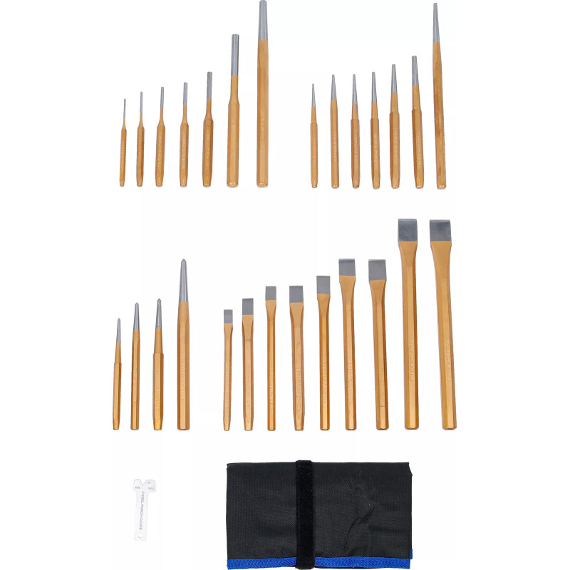 Jeu de chasses et burins | 28 pièces