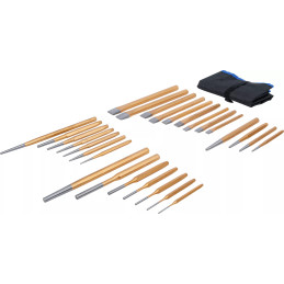 Jeu de chasses et burins | 28 pièces