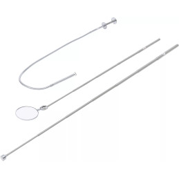 Jeu d’aimant de levage/pincette flexible et miroir d’inspection | 3 pièces