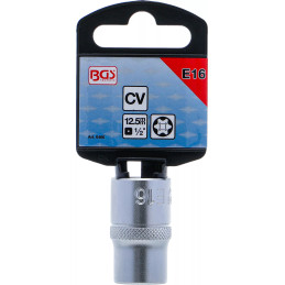 Douille pour clé, profil E | 12,5 mm (1/2") | E16