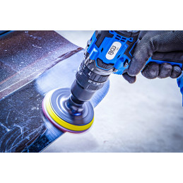 Jeu de disques de polissage et ponçage et d’embouts à brosse | pour perceuses | 16 pcs.