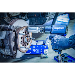 Insert de servante d’atelier 1/6 : jeu de meules de moyeu | pour goujons et boulons d’écrous de roues | 7 pcs.