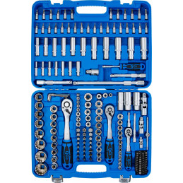 Coffret de Douilles Gear Lock | 6,3 mm (1/4") / 10 mm (3/8") / 12,5 mm (1/2") | 192 pièces