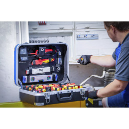 Caisse à outils pour électricien | 118 pièces
