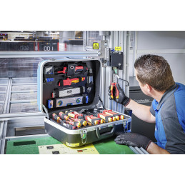 Caisse à outils pour électricien | 118 pièces