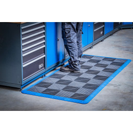 Jeu de carreaux en plastique | système de clic | 400 x 400 x 18 mm | 10 pcs.