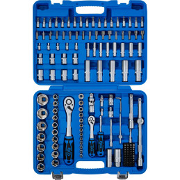 Coffret de Douilles à profil ondulé | 6,3 mm (1/4") / 12,5 mm (1/2") | 150 pièces