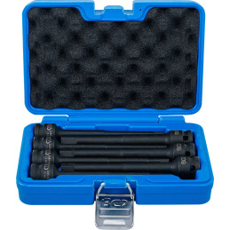 Jeu de douilles à embouts à choc | longueur 150 mm | 12,5 mm (1/2") | six pans femelle 5 - 14 mm | 7 pcs.