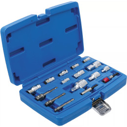 Jeu d’adaptateurs à embout/de clé à douille | 16 pièces