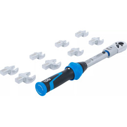 Jeu de clés dynamométriques | pour outils enfichables de 9 x 12 mm | 6 - 30 Nm | 10 pièces