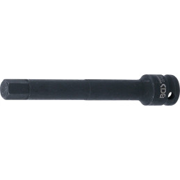 Douille à embouts à choc | longueur 150 mm | 12,5 mm (1/2") | six pans intérieurs 14 mm