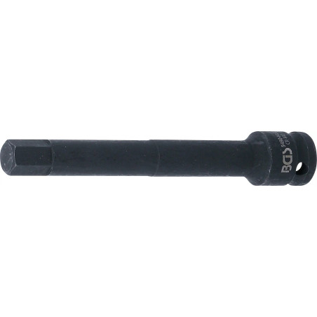 Douille à embouts à choc | longueur 150 mm | 12,5 mm (1/2") | six pans intérieurs 14 mm