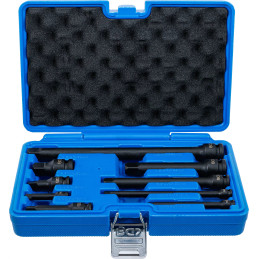 Jeu de rallonges à choc | 6,3 mm (1/4") / 10 mm (3/8") / 12,5 mm (1/2") | 9 pièces