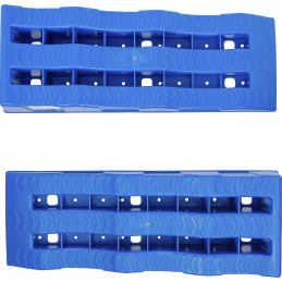 Jeu de rampes d’accès | matière plastique | avec 3 hauteurs de rampe | 2 pièces